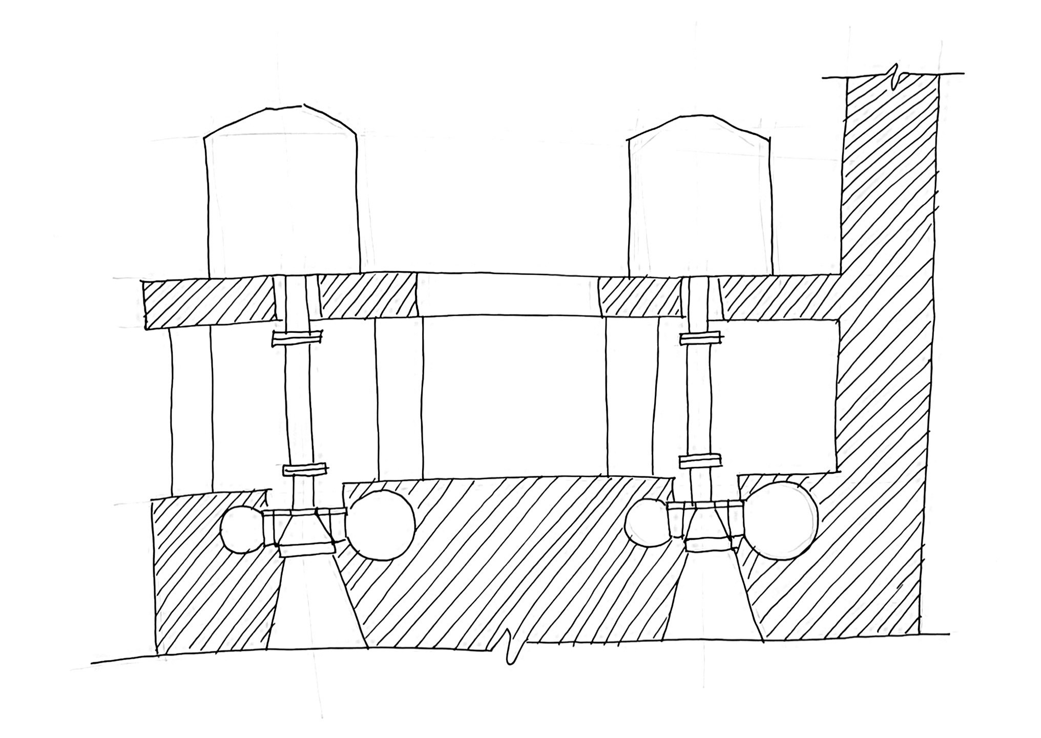 Sketch of the plant